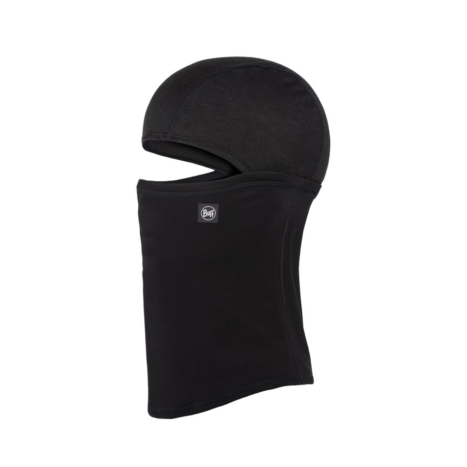 BUFF Tech Fleece Hinged Balaclava in Solid Black
